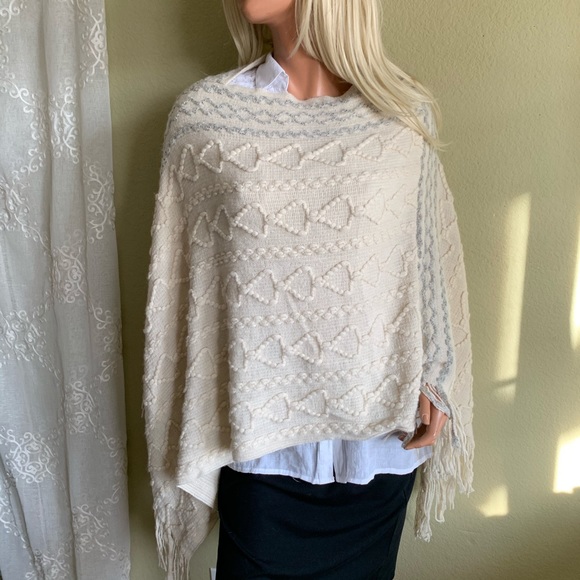 NWT MOROCCAN WEDDING Boho Poncho - Picture 8 of 8